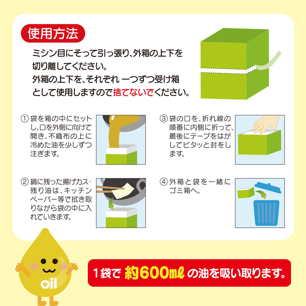 廃油処理パック 2袋入(20パック入)