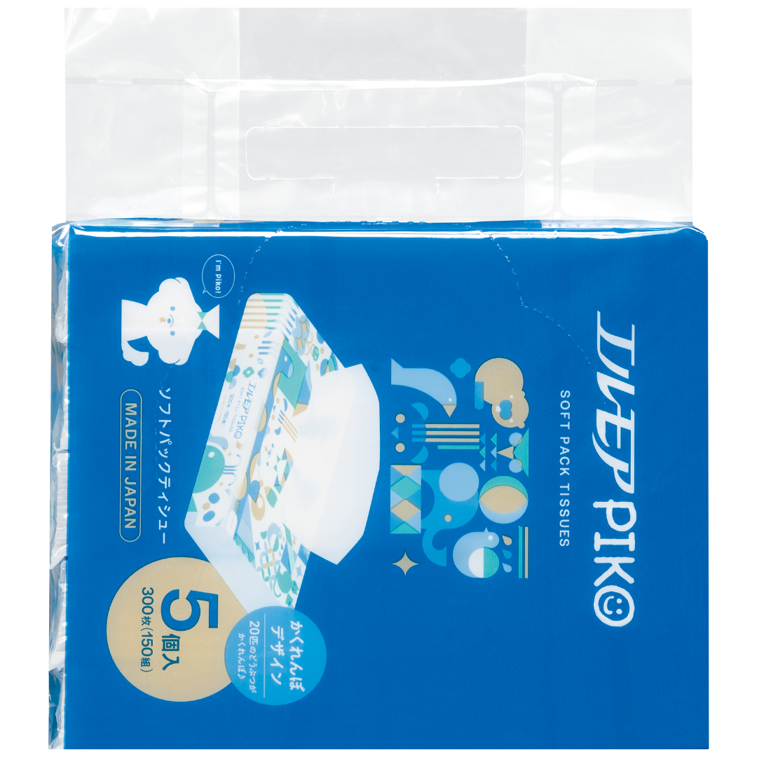 エルモア ピコソフトパックティシュー150W5組(24パック入)