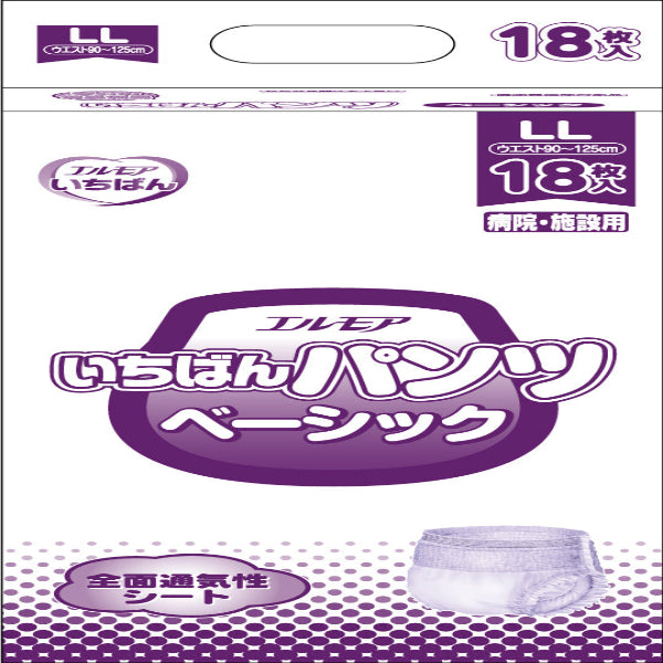 エルモアいちばん パンツベーシック LL 18枚(6パック入)