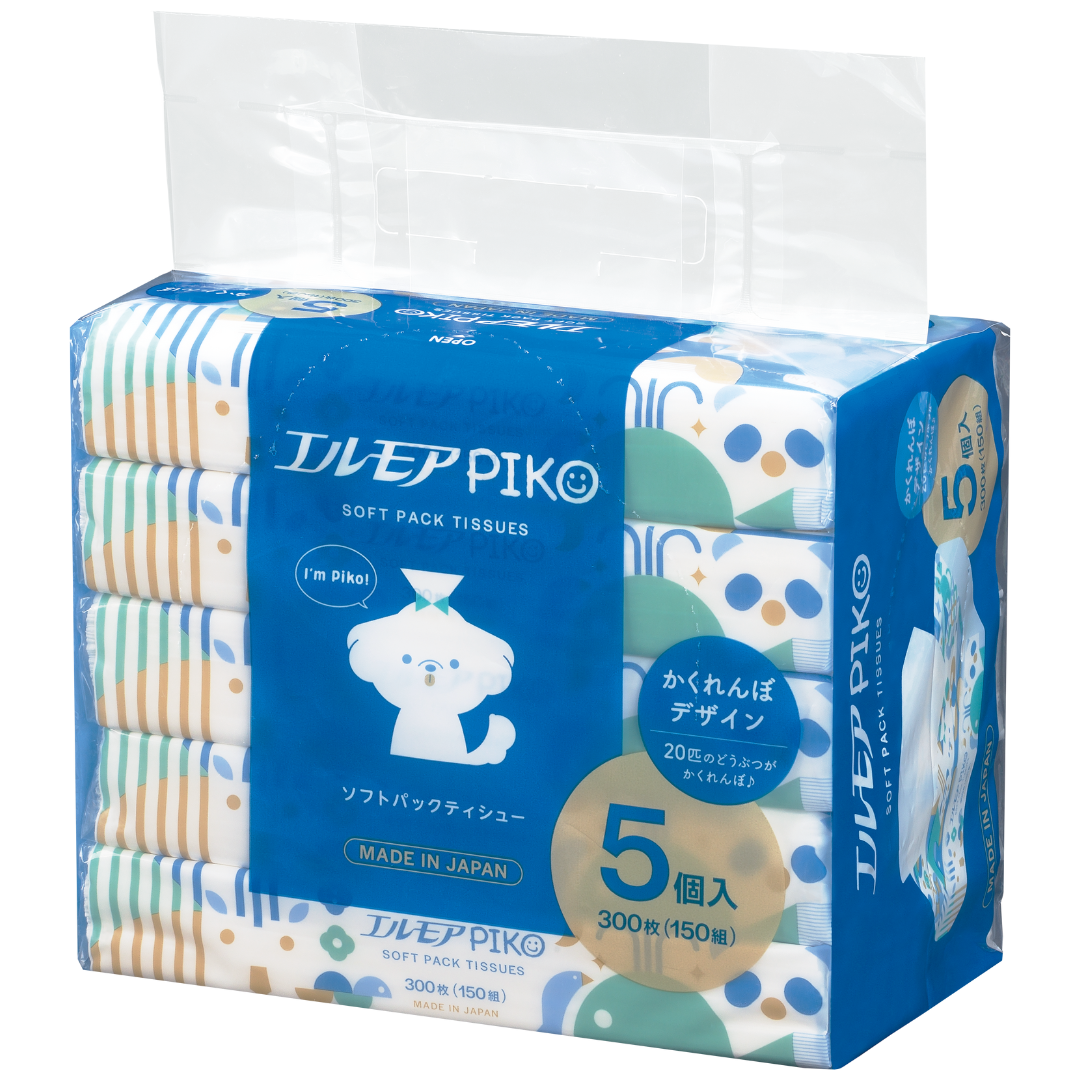 エルモア ピコソフトパックティシュー150W5組（24パック入）