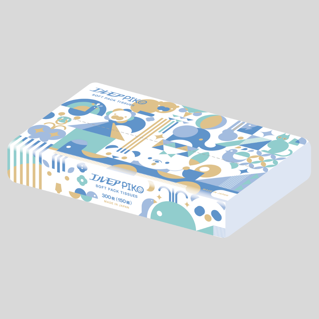 エルモア ピコソフトパックティシュー150W10組（12パック入）