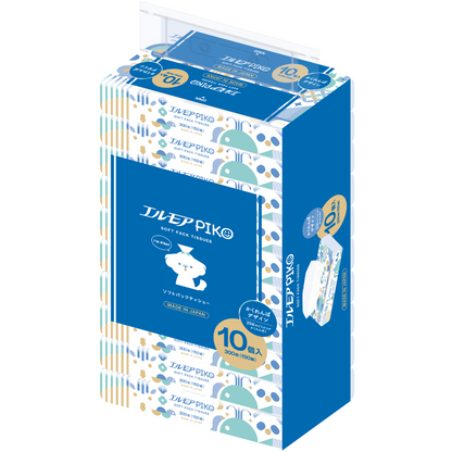 エルモア ピコソフトパックティシュー150W10組（12パック入）