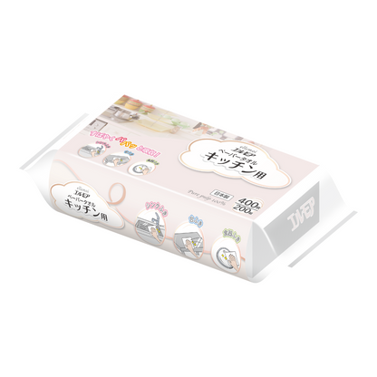 エルモア ペーパータオル キッチン用  200組 (36パック）